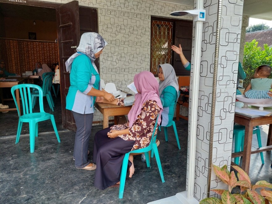 Kegiatan Posyandu ILP Pos 3 Desa Bendosari