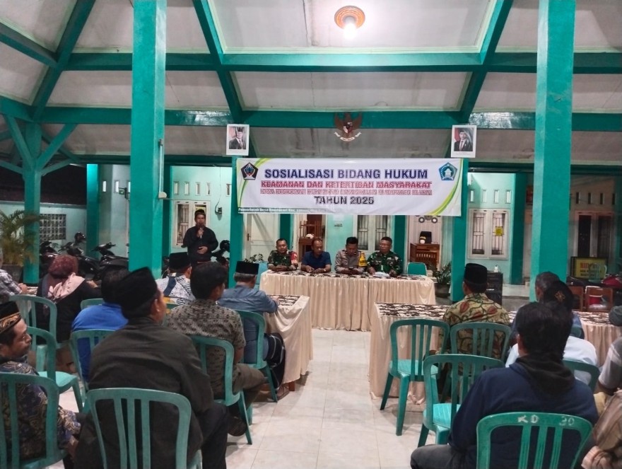 Sosialisasi Bidang Hukum, Keamanan, dan Ketertiban Masyarakat